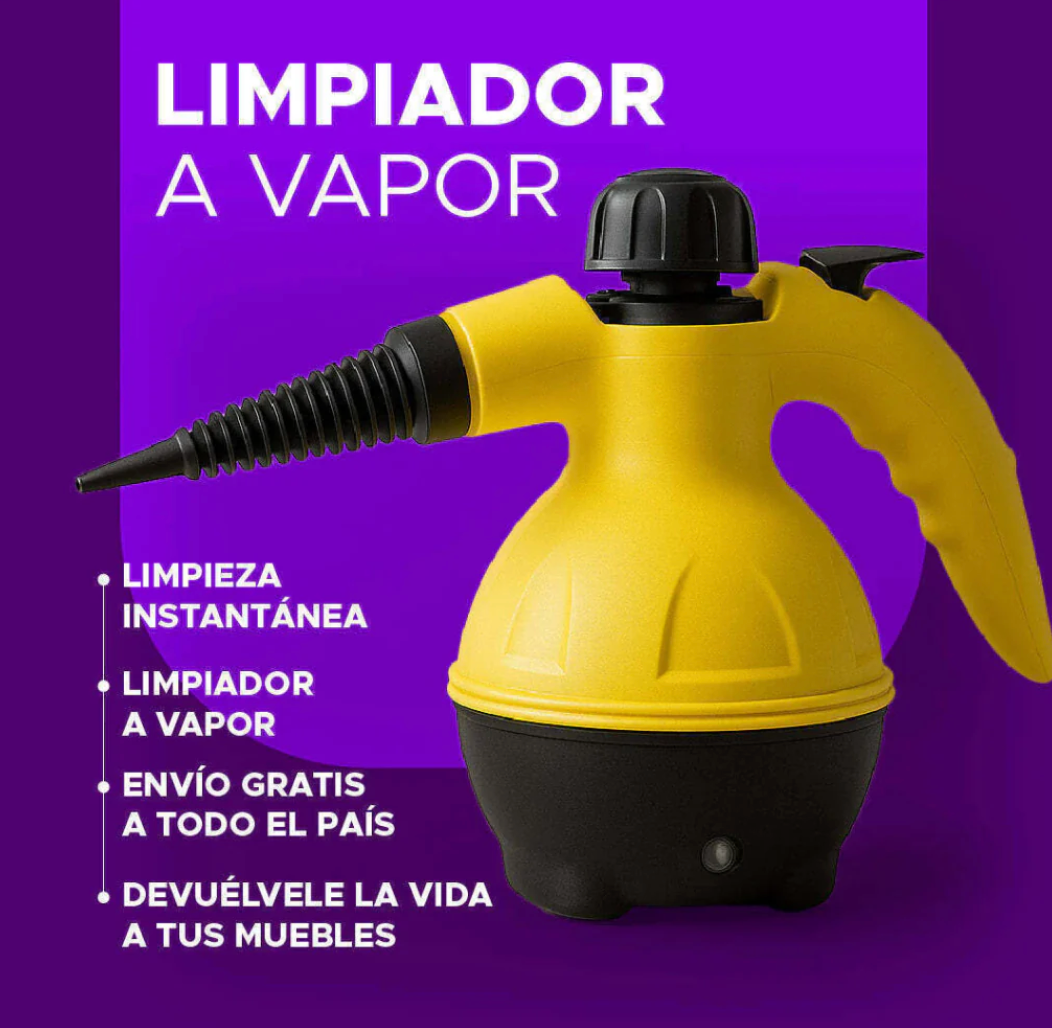 Limpiador a Vapor Multiusos ORIGINAL+9 accesorios GRATIS