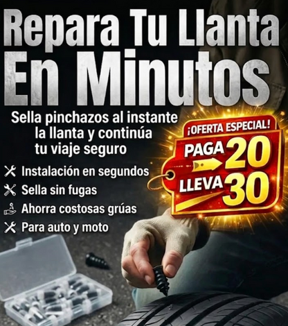 TORNILLO REPARACIÓN PINCHAZO