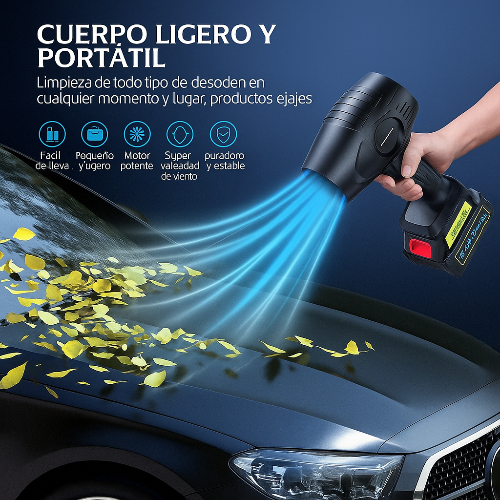 Soplador inalámbrico profesional -JetClean™ Incluye Dos Baterias