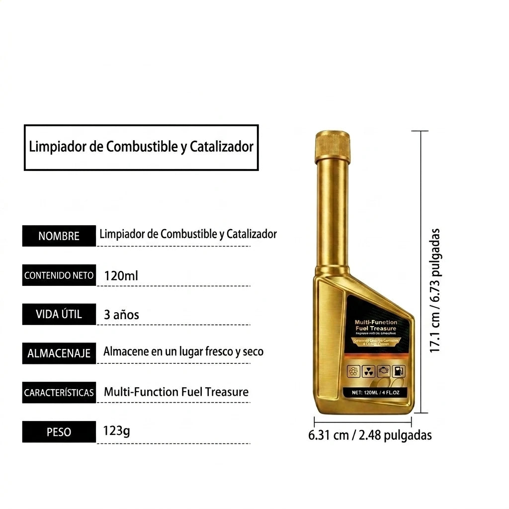 🚗 Limpiador de Combustible y Catalizador – Más Potencia, Menos Emisiones ⚡